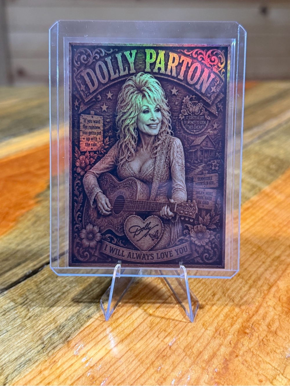Dolly Parton Custom Tribute Trading Card